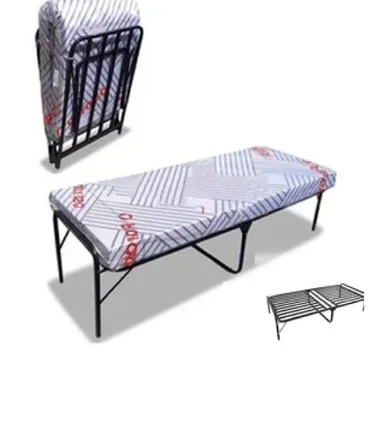 CAMA PLEGABLE 1 PLAZA Y MEDIA + COLCHÓN 7PULG - 1