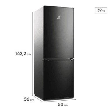 REFRIGERADOR ELECTROLUX ERB162HB FROST BOTTOM FREEZER 166L – NEGRO - 2