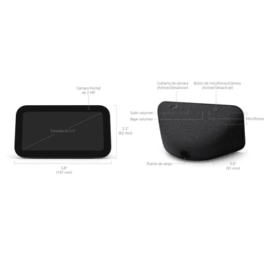 AMAZON ECHO SHOW 5 (3RA GENERACIÓN) CON ALEXA - 3