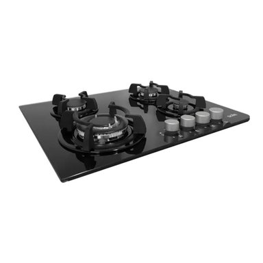 COCINA EMPOTRABLE SOLE SOLCO034 4 QUEMADORES - NEGRO - 3