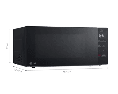 HORNO MICROONDAS LG 20L MS2032GAS – NEGRO - 2