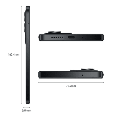 SMARTPHONE XIAOMI REDMI 15 8GB RAM 256GB - BLACK - 3