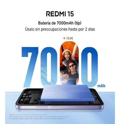 SMARTPHONE XIAOMI REDMI 15 8GB RAM 256GB - BLACK - 4