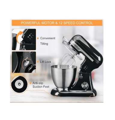 BATIDORA PLANETARIA MORLEY 2500W – NEGRO - 3