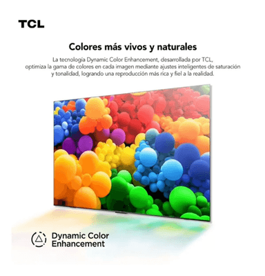 TELEVISOR TCL 65” UHD 4K GOOGLE TV SMART TV 65V6C (2025) + ANTENA DIGITAL - 4