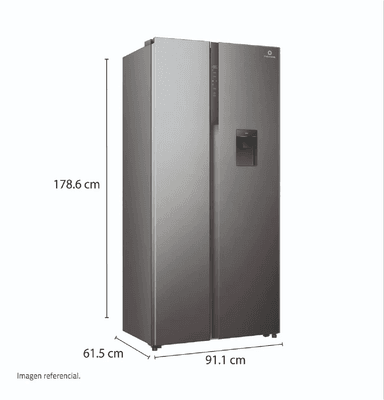 REFRIGERADORA INDURAMA RI-795DI SIDE BY SIDE 529L – CROMA - 2