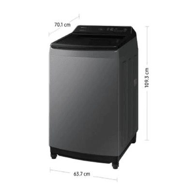 LAVADORA SAMSUNG WA19CG6441BDPE ECOBUBBLE™ 19KG - GRIS OSCURO - 3