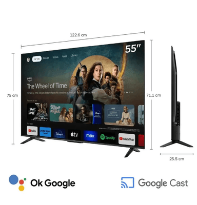 TELEVISOR TCL 55” 55V6C UHD 4K SMART TV 2025 - 3