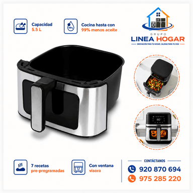 FREIDORA DE AIRE DIGITAL MIRAY 5.5L OFM-114 - 4