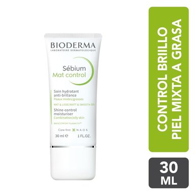 TRATAMIENTO FACIAL BIODERMA SEBIUM MAT CONTROL BRILLO 30 ML - 2