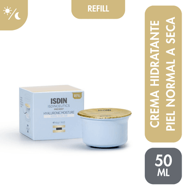 TRATAMIENTO FACIAL ISDIN CEUTICS HYALURONIC MOISTURE PIEL NORMAL A SECA REFILL - 1