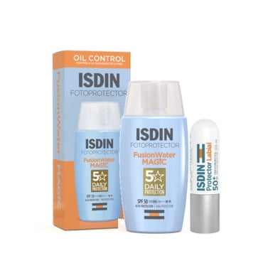 SET TRATAMIENTO FACIAL ISDIN FOTOPROTECCION LABIOS FUSION WATER MAGIC - 1
