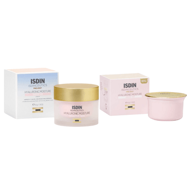 PACK ISDIN ISDINCEUTICS HYALURONIC MOISTURE PARA PIEL SENSIBLE + REFILL - 1