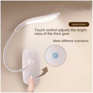 LÁMPARA DE LECTURA DIMMER CLIP FLEXIBLE DYH390006 BLANCO - 2