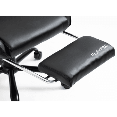 SILLA GAMER CON MASAJEADOR LUMBAR PLAYPRO X1 NEGRO BASE DE METAL - 7