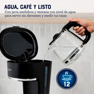 CAFETERA OSTER PROGRAMABLE 12 TAZAS BVSTDCP121B - 8