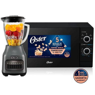 LICUADORA OSTER BLSTPEG-GPB 1.5 LITROS MÀS HORNO MICROONDAS 20 LITROS - 1