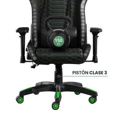 SILLA GAMER ERGONÓMICA EVOX CT7014-RGB CON SOPORTE LUMBAR Y LUCES RGB - 7