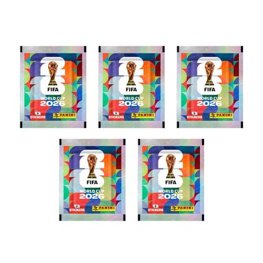 PACK 5 SOBRES PANINI DE FIGURAS MUNDIAL 2026 - 2