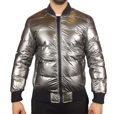 CASACA REVERSIBLE BRILLOSA FRAN WILLOR - BLANCO FW-7009 - 1