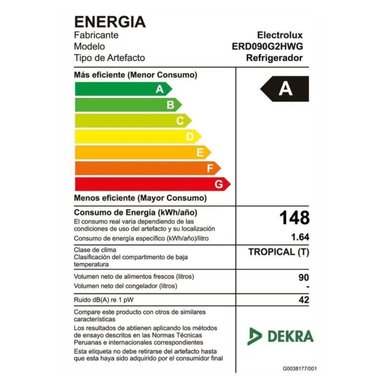 FRIGOBAR ELECTROLUX ERDO90G2HWG 90L ERD090G2HWG PREMIUM GRIS - 6