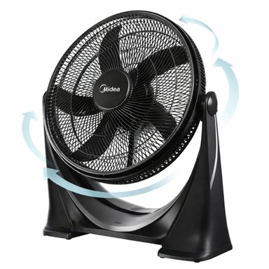POTENTE VENTILADOR PISO 20 PULG MIDEA 70 WATTS NEGRO - 3