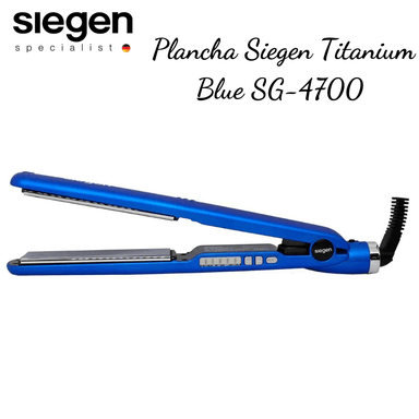 PLANCHA ALISADORA SIEGEN SG 4700 NANO TITANIUM PROFESIONAL PLACAS FLOTANTES TITANIUM SG-4700 - 6
