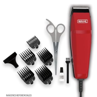 MAQUINA DE CORTAR CABELLO WAHL EASY CUT 10 PIEZAS – ROJO - 3