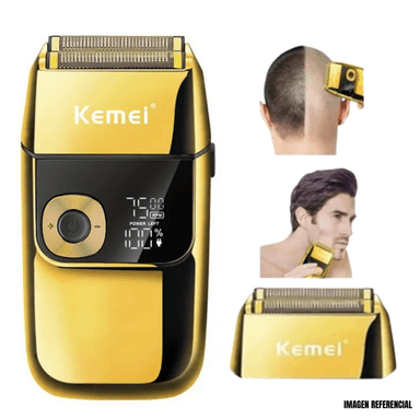 SHAVER KEMEI DIGITAL C/PATILLERO 2 EN 1 KM2028 - 2