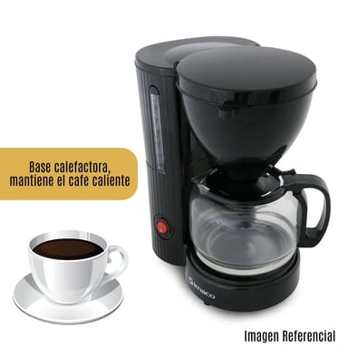 CAFETERA ELÉCTRICA IMACO CM608N FILTRO 6 TAZAS- NEGRO - 2