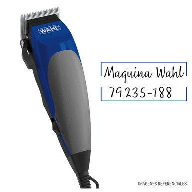 MAQUINA WAHL DE CORTAR CABELLO 20 PIEZAS MALETA AZUL - 2