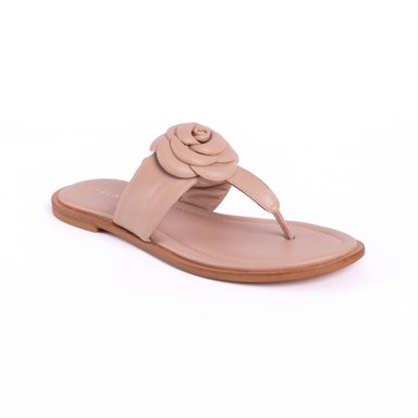 SANDALIAS MUJER CARUSSO CUERO NUDE 6422 - 2