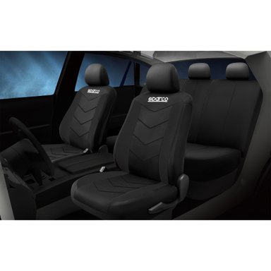 FUNDA CUBRE ASIENTOS UNIVERSAL SPARCO NEGRO SPS431BK_CB - 2