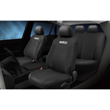SET DE FUNDAS CUBRE ASIENTOS SPARCO NEGRO SPS426BK_CB - 2