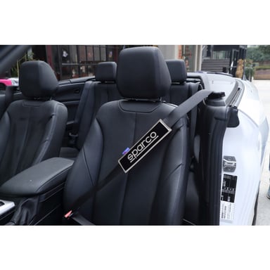 SET DE ALMOHADILLAS DE CINTURÓN DE SEGURIDAD SPARCO NEGRO GRIS OPC12120001 - 4