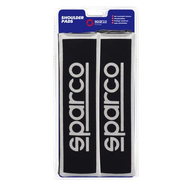 SET DE ALMOHADILLAS DE CINTURÓN DE SEGURIDAD SPARCO NEGRO GRIS OPC12120001 - 5