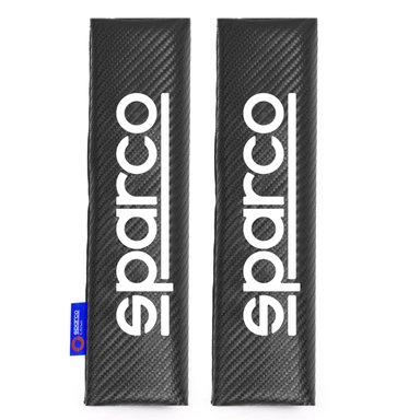 ALMOHADILLAS PARA CINTURÓN DE SEGURIDAD SPARCO NEGRO SPC1206CB - 2