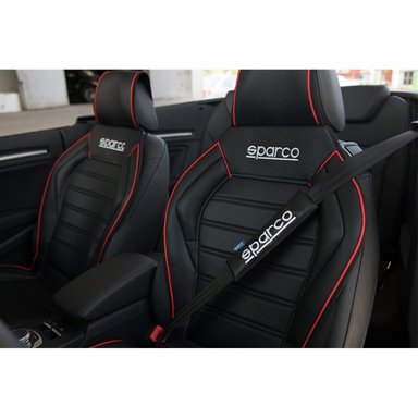 ALMOHADILLAS PARA CINTURÓN DE SEGURIDAD SPARCO NEGRO SPC1206CB - 4