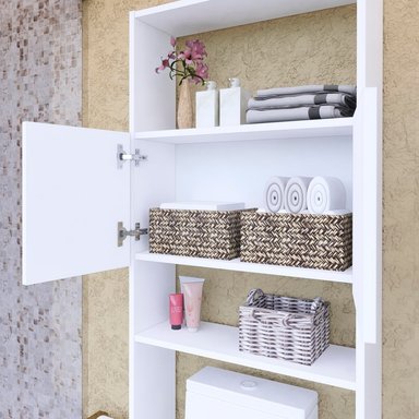 ORGANIZADOR DE BAÑO VALENCIA 182X63CM 2 PUERTAS MOVENDA BLANCO - 3