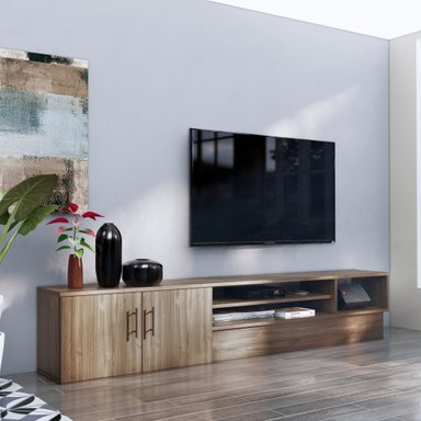 MESA DE TV MOVENDA MUEBLES TUPANDÍ TUPANDI 65' 2 PUERTAS MOVENDA GALES - 2