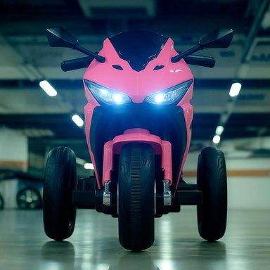TRIMOTO ELECTRICA PARA NIÑOS MT-888 CON LUCES - 6