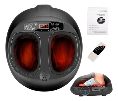 MASAJEADOR DE PIES CON CALEFACCIÓN Y PRESIÓN DE AIRE CONTROL REMOTO + MASAJE COMPLETO - 2
