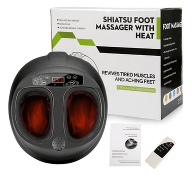 MASAJEADOR DE PIES CON CALEFACCIÓN Y PRESIÓN DE AIRE CONTROL REMOTO + MASAJE COMPLETO - 8