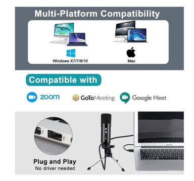 MICRÓFONO CONDENSADOR ROHS STUDIO STREAMING PODCAST - 4
