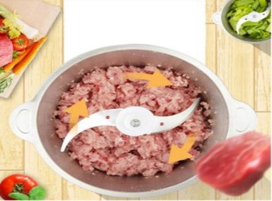 PROCESADOR PICATODO PICADOR DE CARNE ALIMENTOS DE ACERO INOXIDABLE - 2