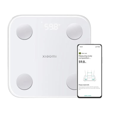 BALANZA DIGITAL XIAOMI BODY COMPOSITION SCALE S400 BLUETOOTH BLANCO - 2