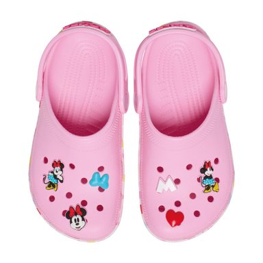 ZUECOS CROCS MICKEY FRIENDS MINNIE CLASSIC CLOG K NIÑOS - 3