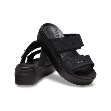 SANDALIAS CROCS BROOKLYN BUCKLE LOW WEDGE W MUJER - 2