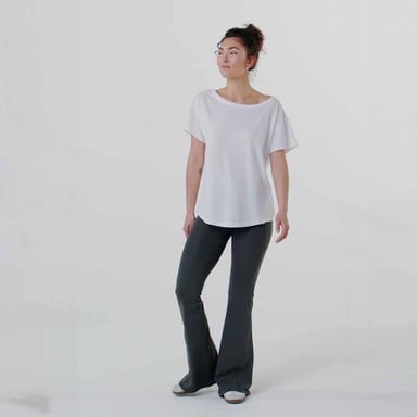 POLO FABLETICS 100% COTTON OVERSIZED TEE MUJER - 4