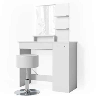 TOCADOR MAQUILLAJE MUEBLES CRISOSTOMO HOME OFICCE BLANCO 90CM - 3